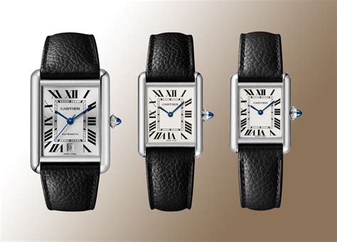 cartier tank large dimensions|cartier tank large size.